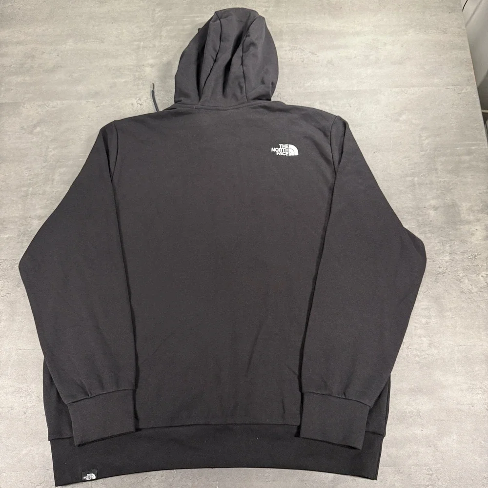 The North Face Full Zip Hoodie Mens Extra Large XL Black Regular Fit NWT Tech